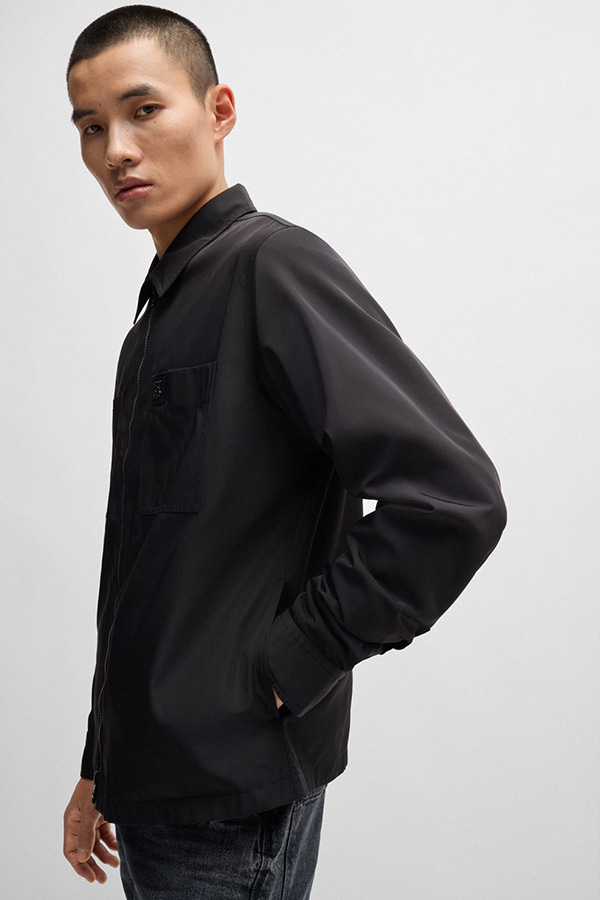 ΠΟΥΚΑΜΙΣΟ(ΜΕ ΦΕΡΜΟΥΑΡ) OVER HUGO - 001 ΜΑΥΡΟ